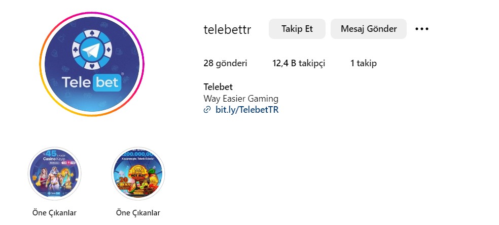 Telebet İnstagram